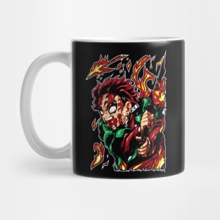 Tanjiro Sun Breathing Form - Kimetsu no Yaiba Mug